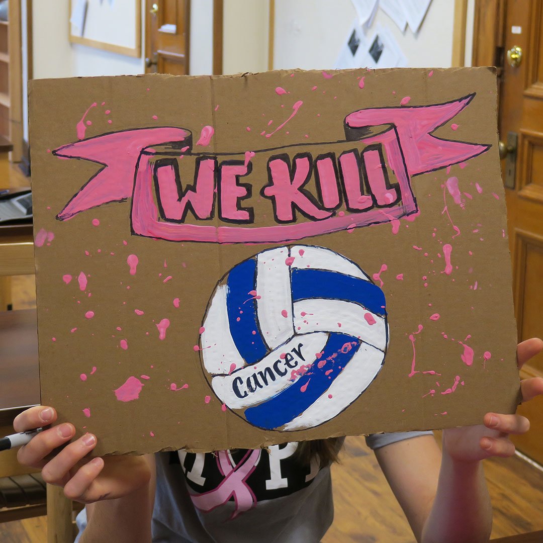 TheMountAcademy's tweet image. March for Hope today at 11:00! The Mount Academy will be marching in support of Estelle, mother of two Mount Academy students and one of the volleyball coaches. #MarchForHope for all those battling cancer.