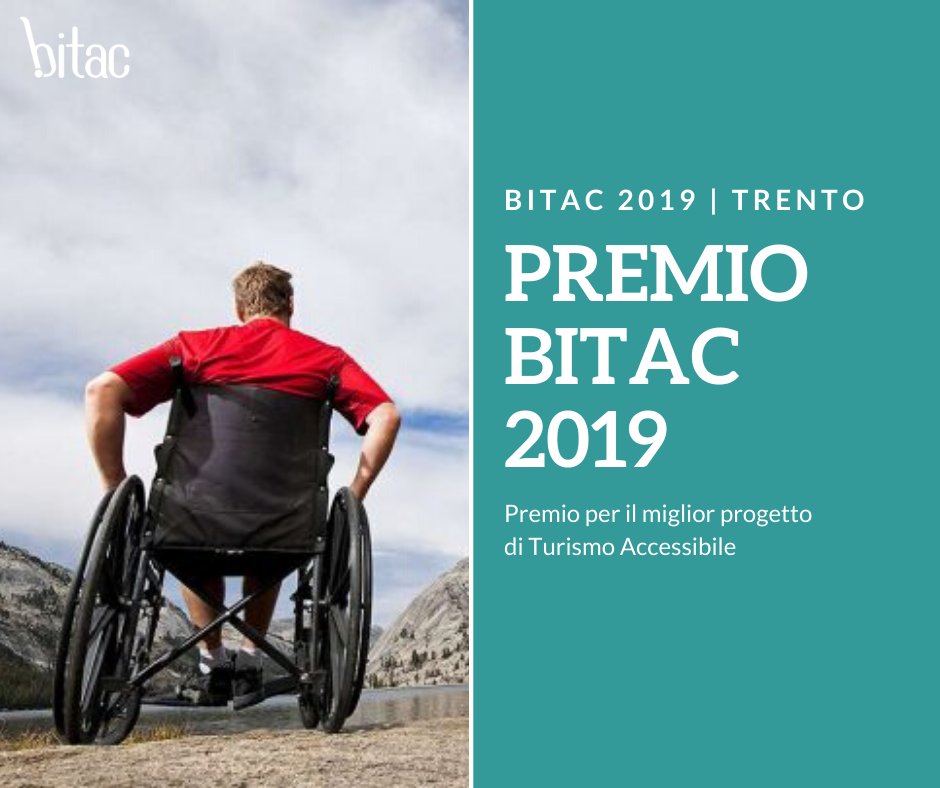 Bitactourism's tweet photo. La #Bitac premia il miglior #progetto turistico destinato a soggetti svantaggiati dal punto di vista fisico e/o psichico.

Candida il tuo progetto nella sezione #Premio per il miglior progetto di #Turismo #Accessibile e vinci 3.000 euro! https://t.co/62z4zADDD2