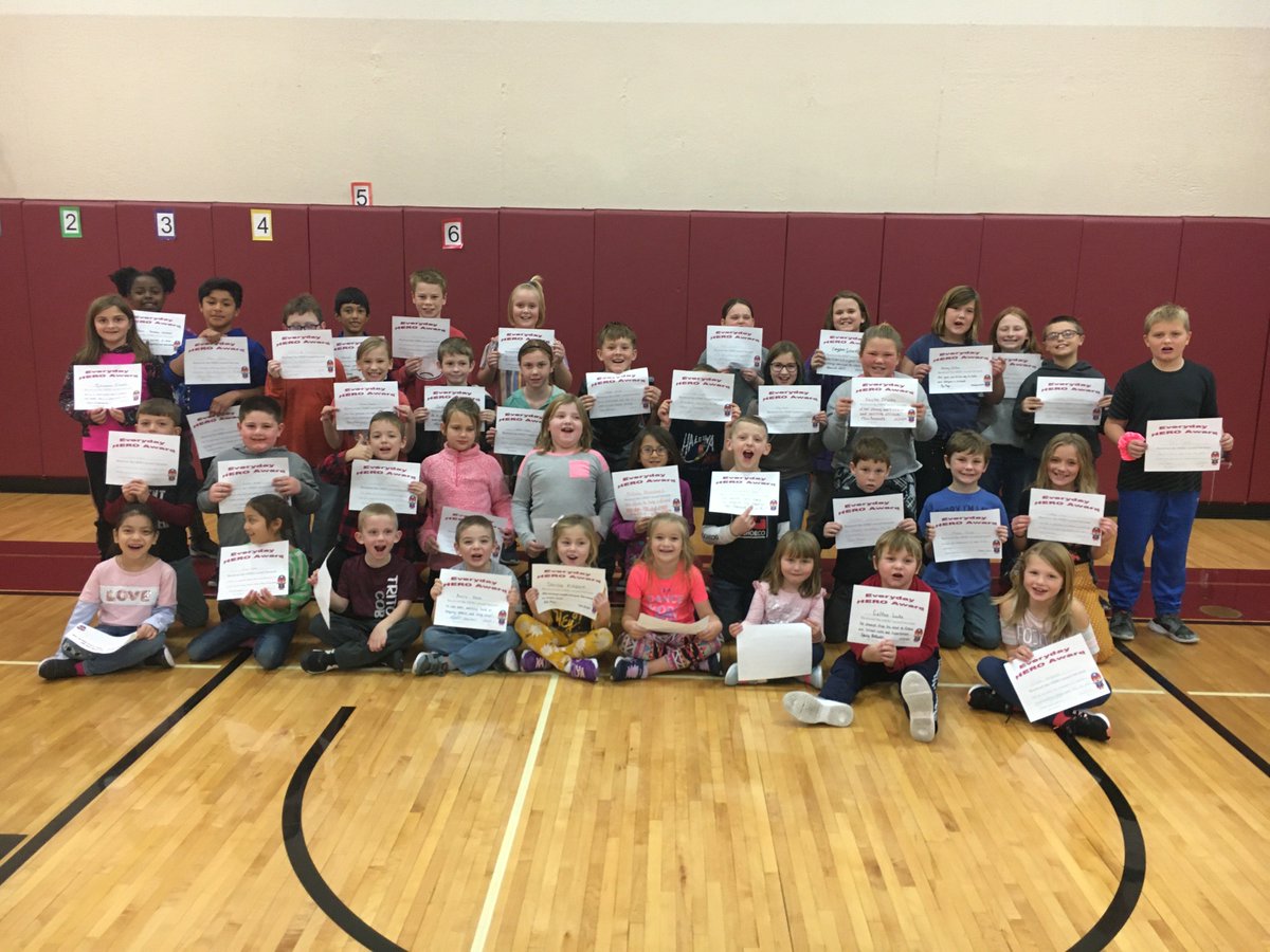 TritonElementa1's tweet photo. October HERO Assembly...
TES students recognized the October HERO Award recipients and the October Golden Awards Classroom Winners. Rebekah H used her HERO Bucks she earned to Guest MC the October Hero Assembly with Mrs. Macrafic.
Keep up the good work Staff and Students! https://t.co/y85pMOZEls