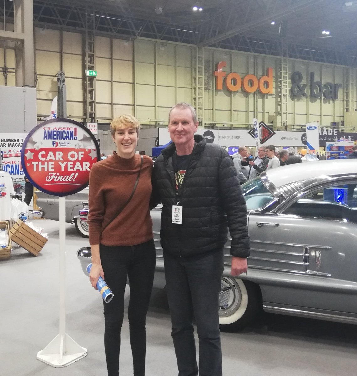 Great chatting to Dave Robson from @CCCuration at the @ClassicMotorNEC #ClassicMotorShow