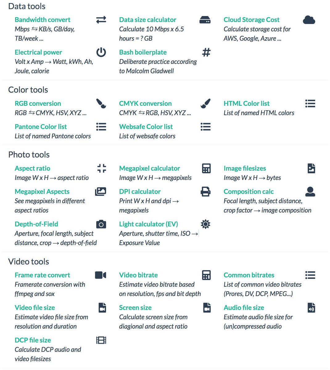 Toolstud.io Free Web Tools &amp; Calculators : bit.ly/34G5WE1