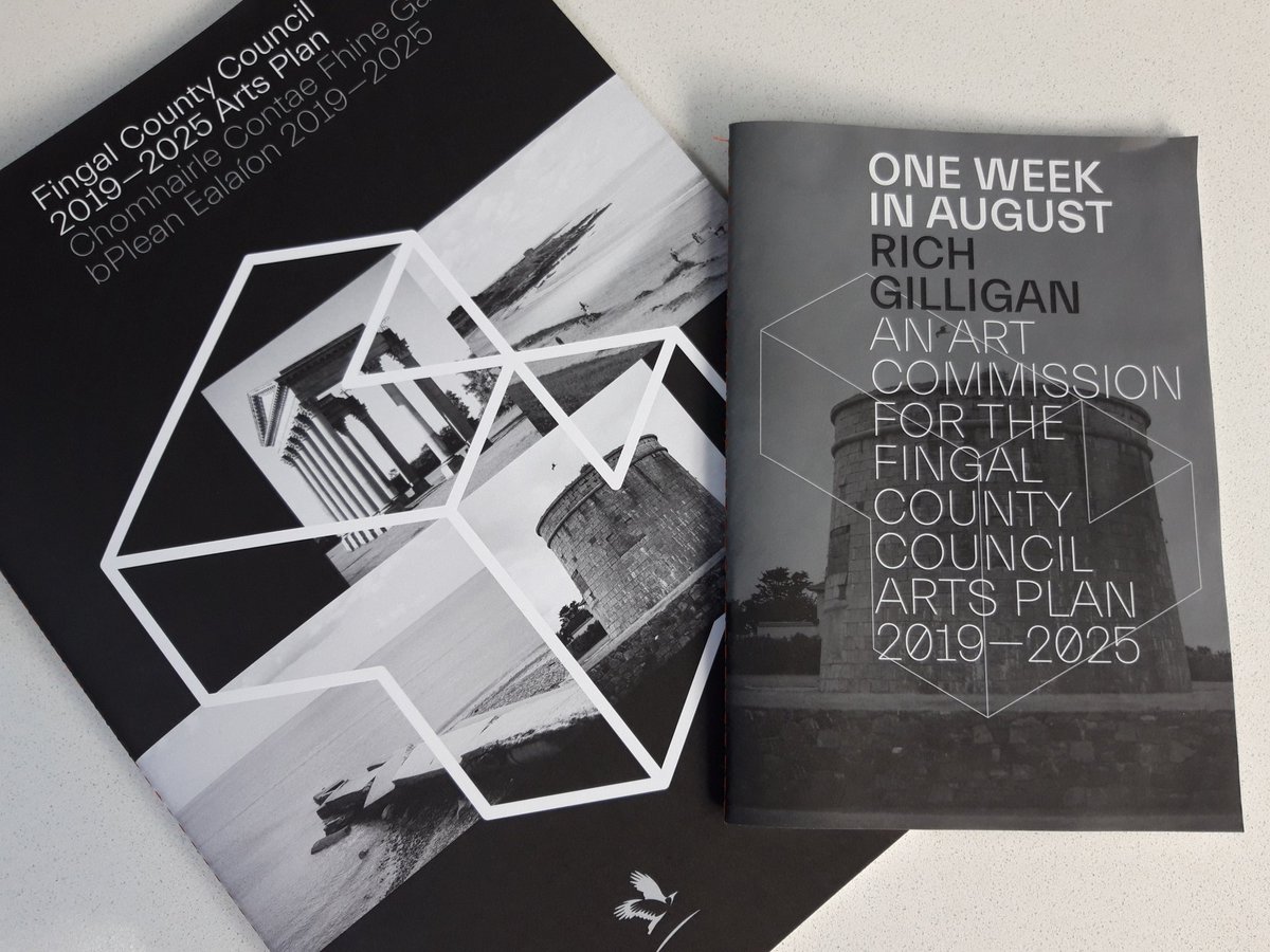 Hot off the press <a href="/fingalarts/">Fingal Arts</a> takes delivery of the 2019-25 Fingal Arts Plan ahead of the official launch tomorrow <a href="/SwordsCastle1/">Swords Castle</a>. Huge #Thanks to all who #contributed to the #consultation process &amp; <a href="/Atelier_DS/">Atelier David Smith</a> who have communicated the #ambition of the plan through the design.