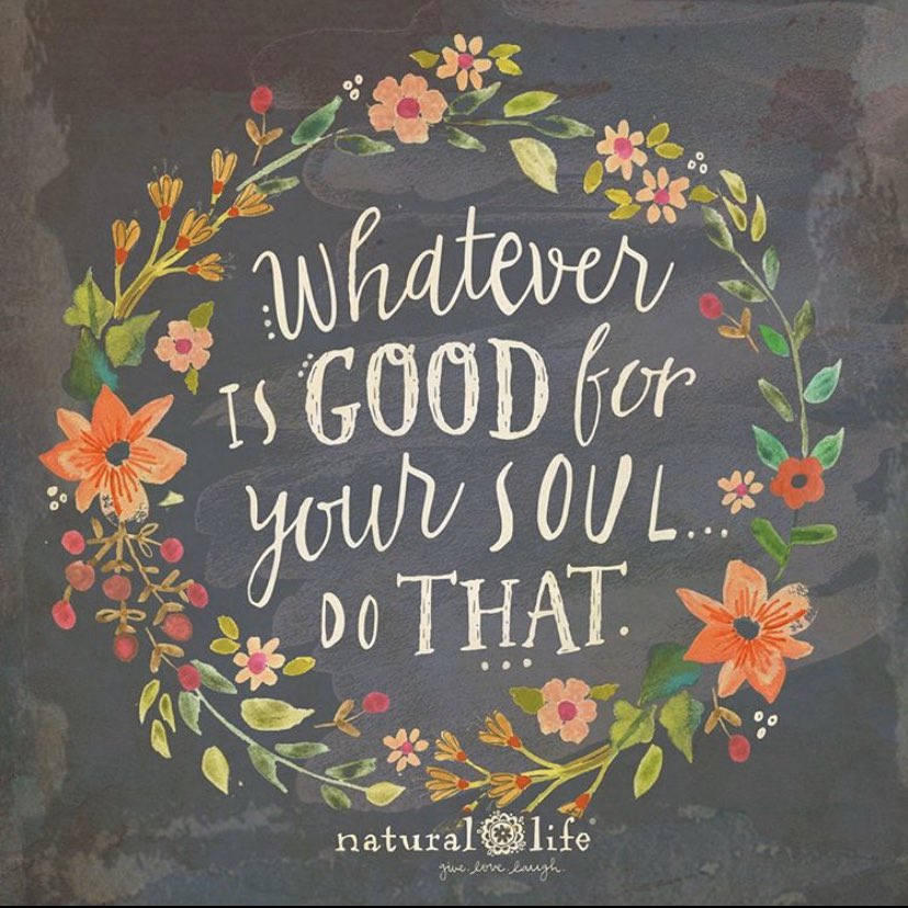 mrshobbins's tweet image. #GoodForYourSoul #DoThat