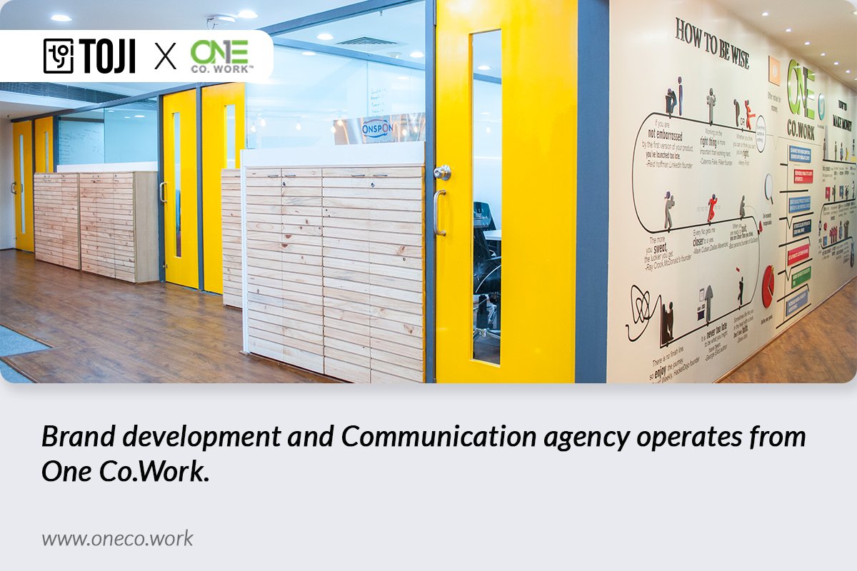 OneCoWork's tweet image. Every client is a star on our shoulder one of which is TOJI

#OneCoWork #WorkTheWayYouLove #OneFamily