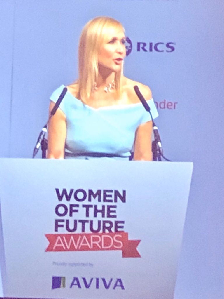 TaniaBryer's tweet photo. Thrilled to host the @womenoffuture awards last night @CNBCi to see so many talented young women in one room was very inspiring  #nextgeneration #WOFAwards https://t.co/kVRh4zYnuq