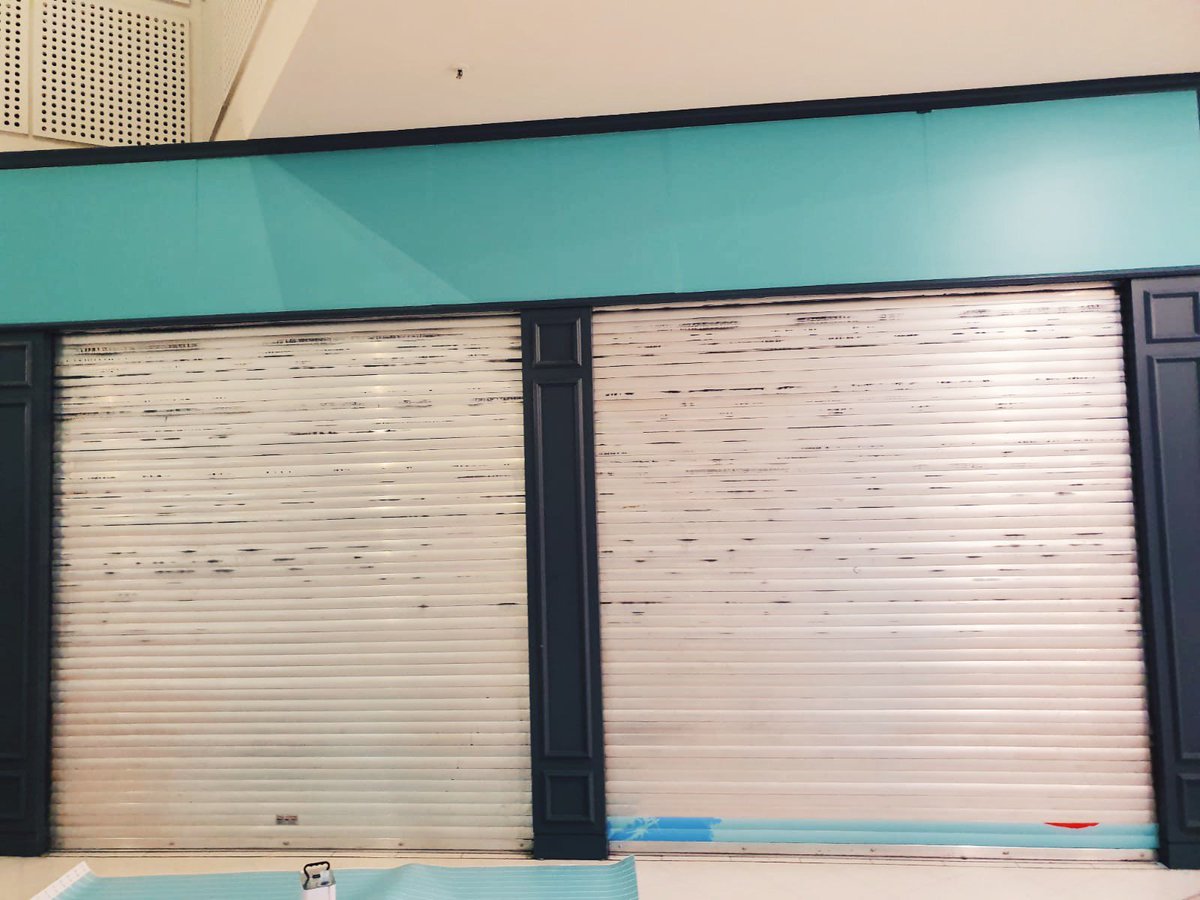 ShutterMedia's tweet photo. Shutter transformation this week for Tinies Creche in Marlowes Shopping Centre, Hemel Hempstead https://t.co/DCoeNNzJ5u