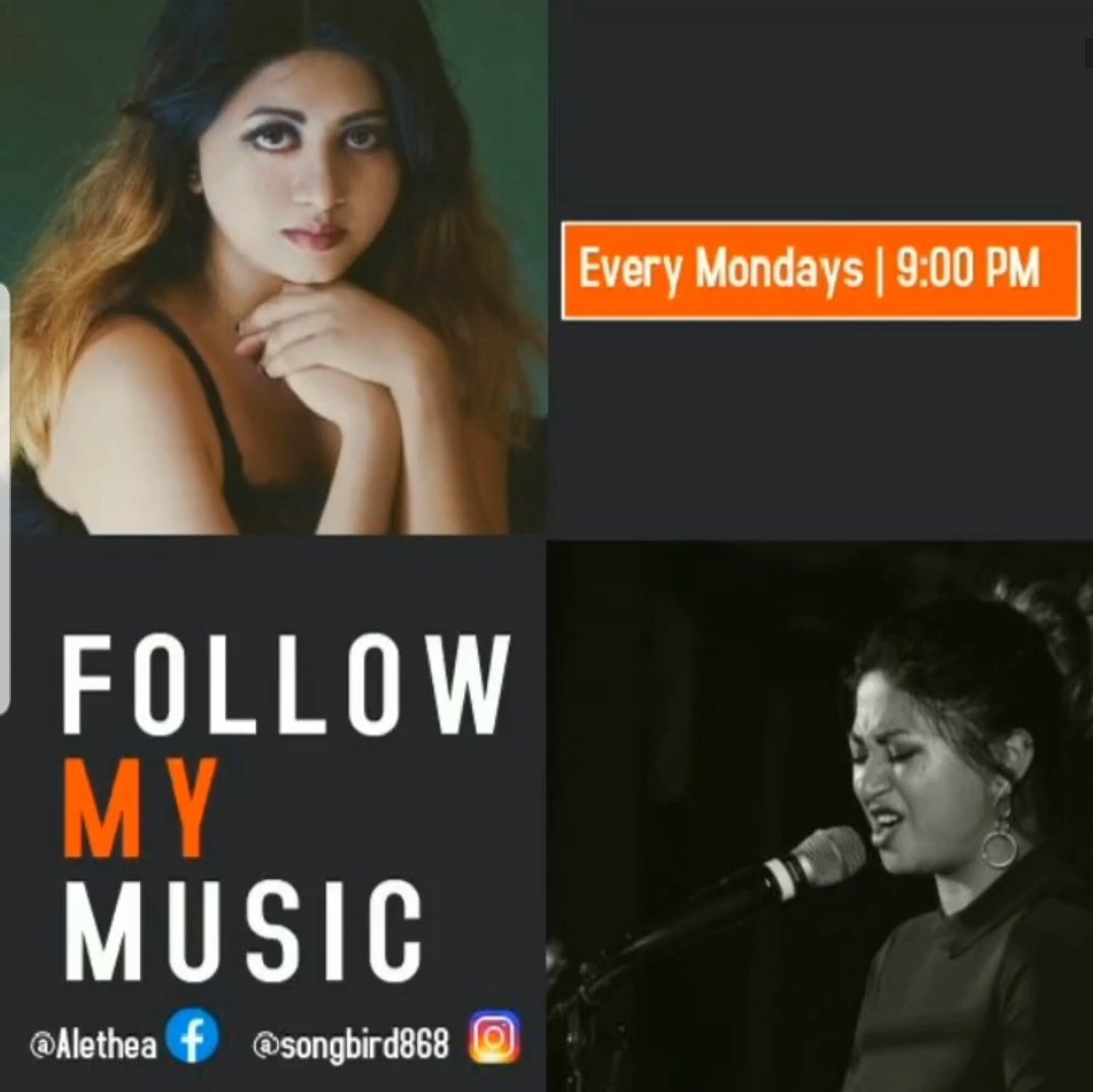 AletheaMusicTT's tweet photo. Catch me LIVE THIS MONDAY 11th November on TTT live's "Now Morning Show" @ 7am sharp FOLLOWED BY my #MusicMonday song challenge @ 9pm!!
#supportlocal
#trinisinger https://t.co/RRxLNv1qSE
