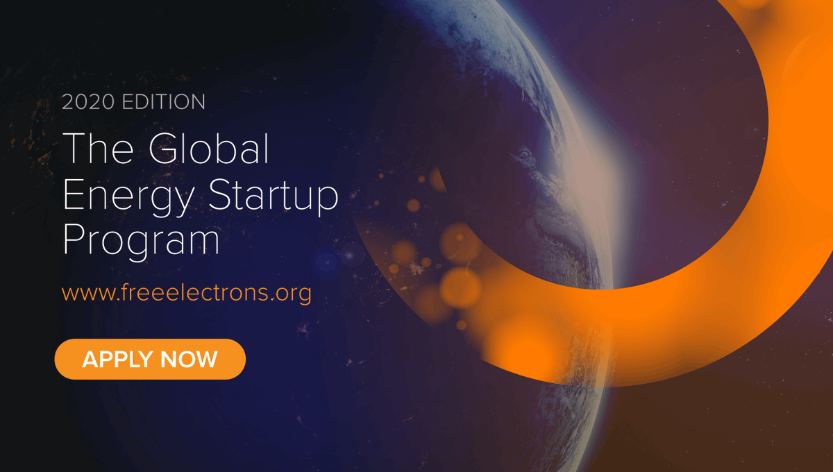 freeelectronspr's tweet photo. It's time to continue #innovating the #Energy Sector!

Applications for #FreeElectrons2020 edition are now open at https://t.co/U1IbmkFTij https://t.co/kFWFH4k7Iu
