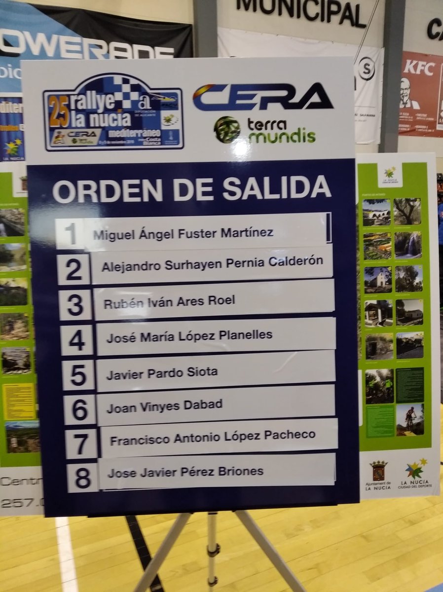 rallyelanucia's tweet image. 🎙Rueda de Prensa #RallyeLaNucia #CERATerraMundis y orden de salida 🏁📝 @CERA_RFEdA