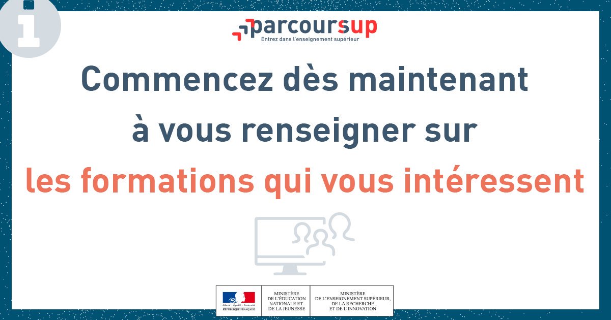 parcoursup_info's tweet image. ℹ️ Consultez dès maintenant notre moteur de recherche et retrouvez toutes les formations proposées l'an dernier sur #Parcoursup (+ de 14 000) ➡️parcoursup.fr/index.php?desc…

🔎 Découvrez leurs caractéristiques, les compétences et les connaissances attendues pour chacune d'entre elles.