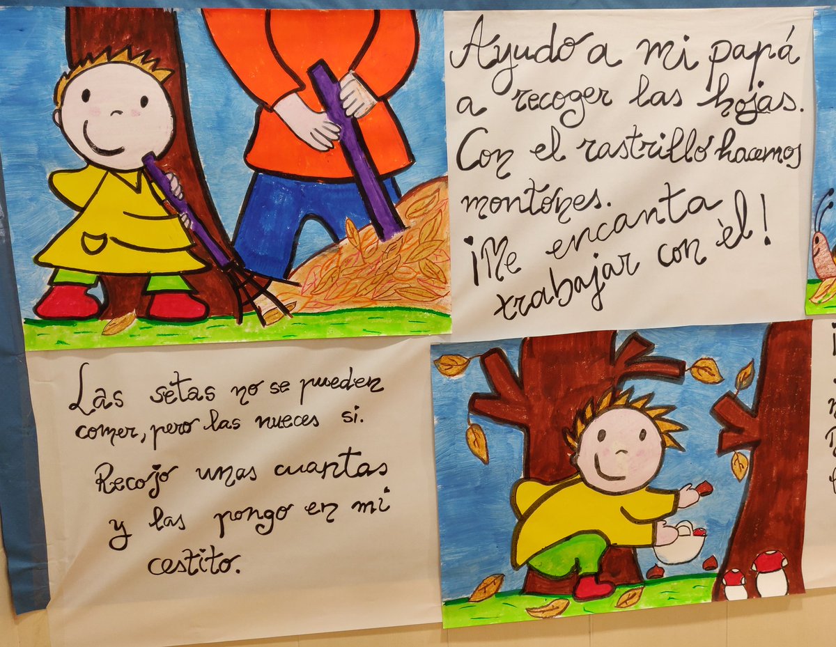 Colegiosrafael's tweet photo. ¡Viva el otoño! Disfrutamos y ambientamos la #escuelainfantil con Nacho y el otoño. El #1cicloinfantil siempre creativo. https://t.co/KPFzgXbx0E