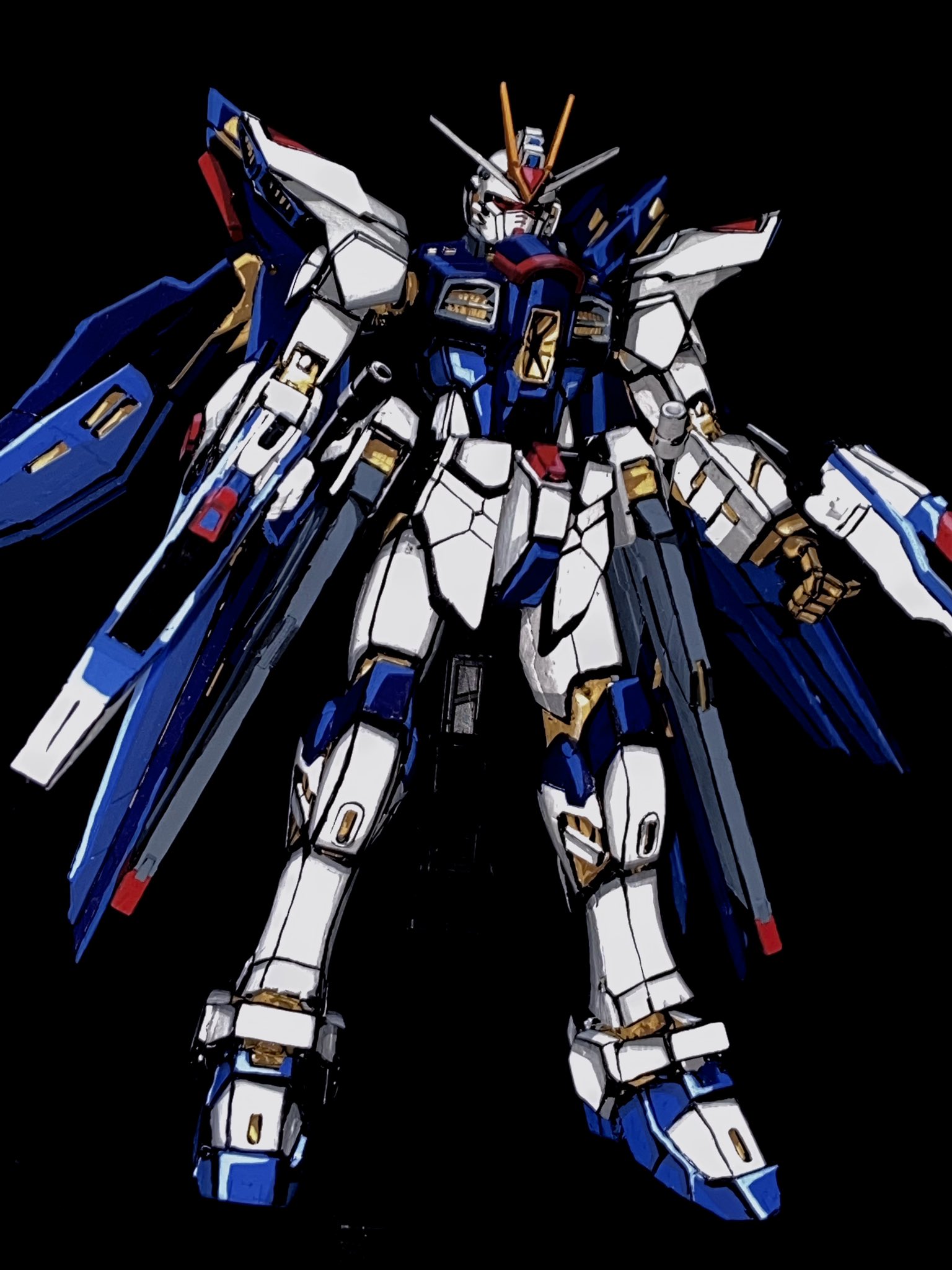 J 1 144 ストライクフリーダム アニメイラスト風です イラスト風模型 ガンプラ Gunpla T Co Z1tgy4fxqz Twitter