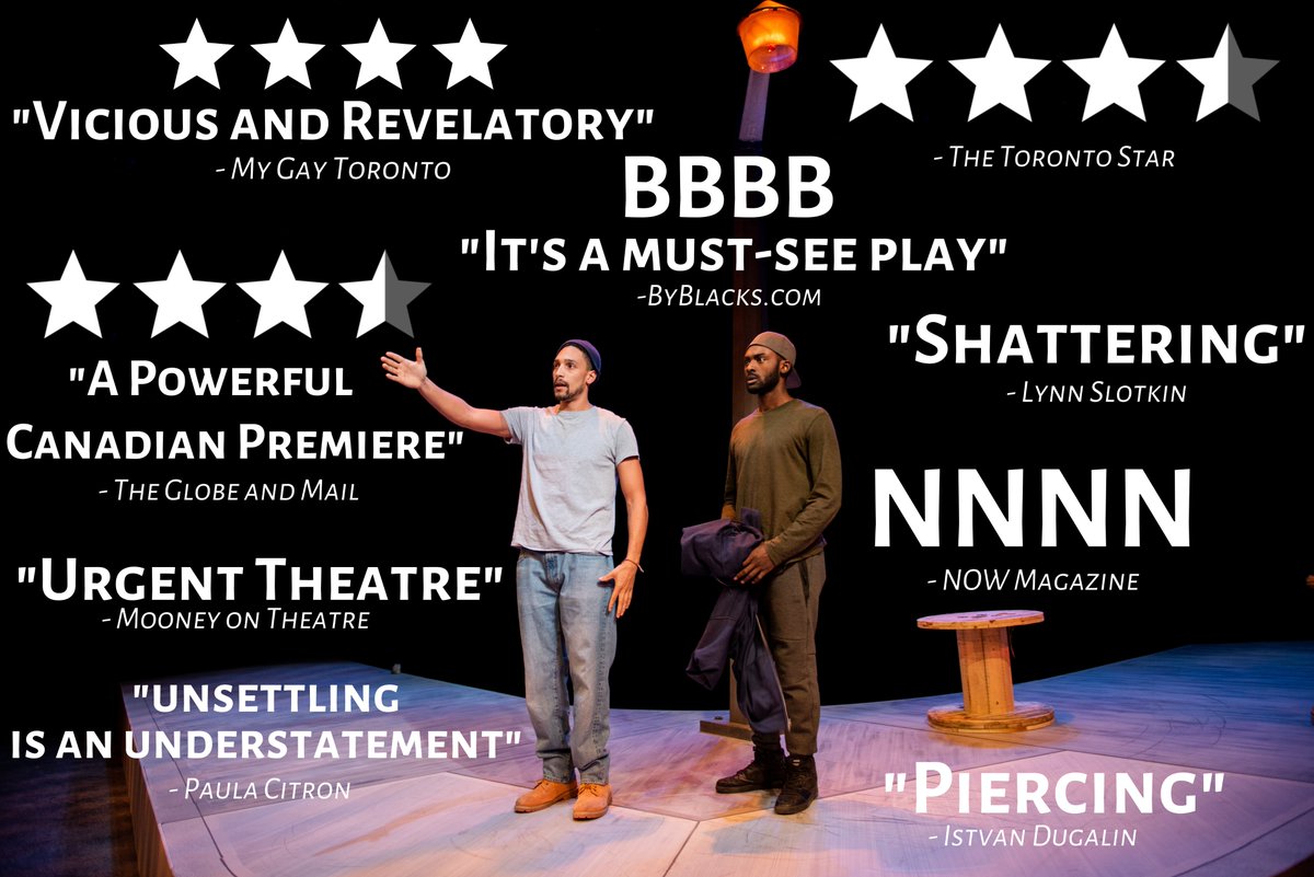 obsidiantheatre's tweet photo. Must we say more? We close THIS WEEKEND. #PassOverTO #theaTO @buddiesTO
We want you there!! It's for your own good.
#MustSeeTheatre
Tickets:
https://t.co/nMU6K1926O https://t.co/XmiiCJpwJJ