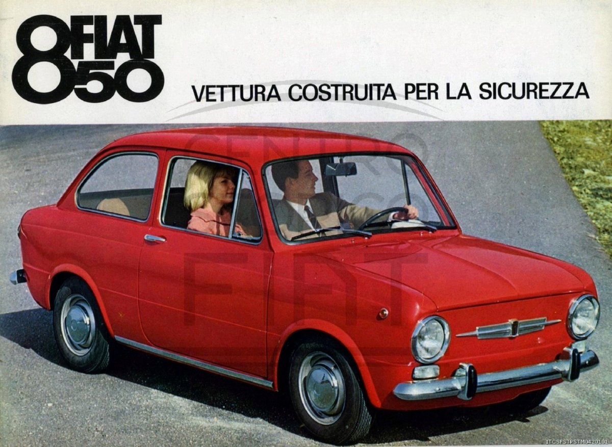 1964. Fiat 850 - depliant