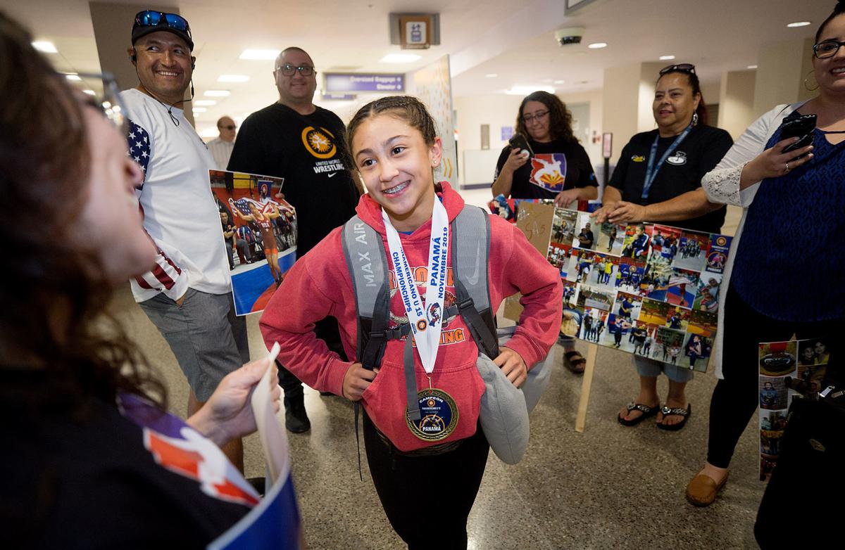 BRINGING HOME THE GOLD—

Gallego 4-8 Fine Arts Magnet School's Audrey Jimenez, 13-year-old wrestling sensation, brings home a GOLD medal from the 2019 Pan-American Games, way to go Audrey!
bit.ly/2Coczi7