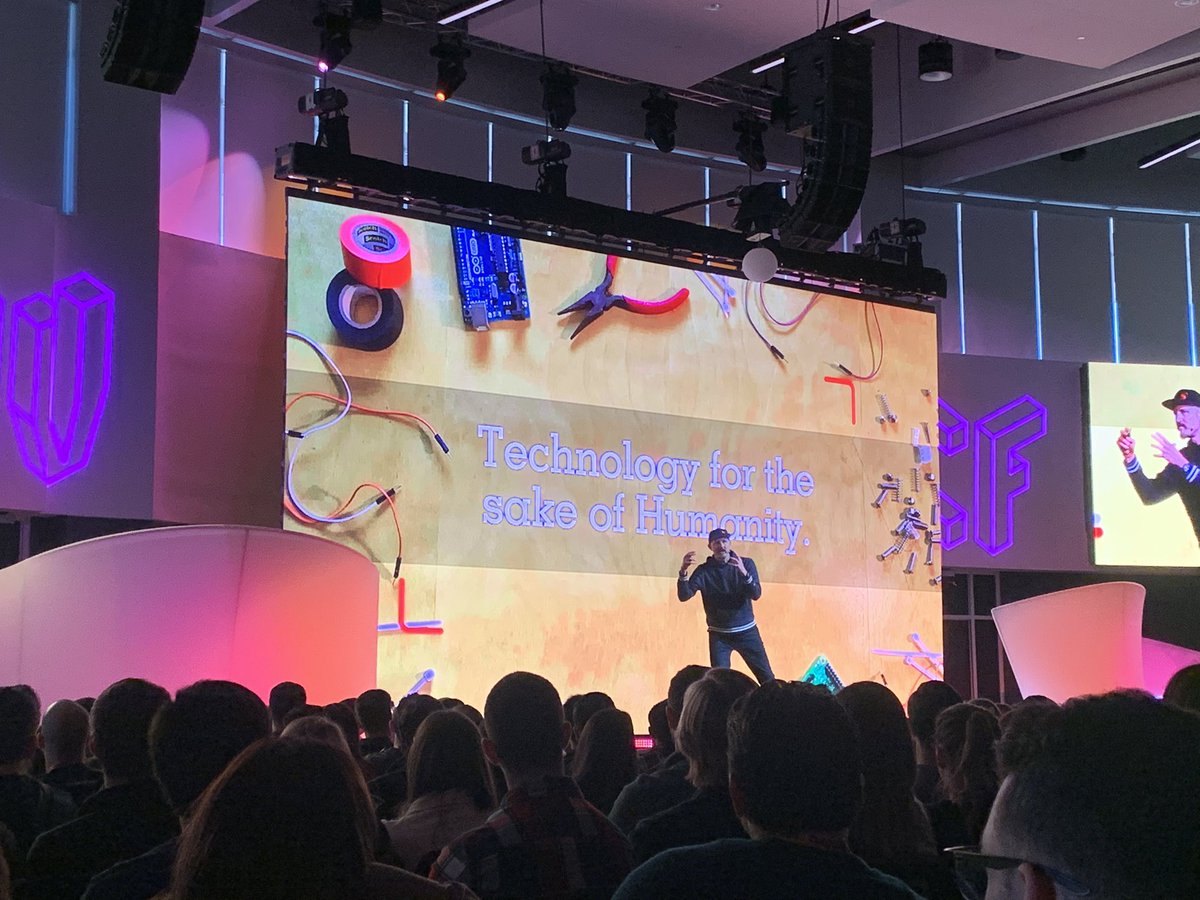 JamesLaPlaine's tweet image. #HelpOne, Help Many, @MickEbeling shares his story about @NotImpossible changing the world with technology. @RedVentures #RVCultureFest