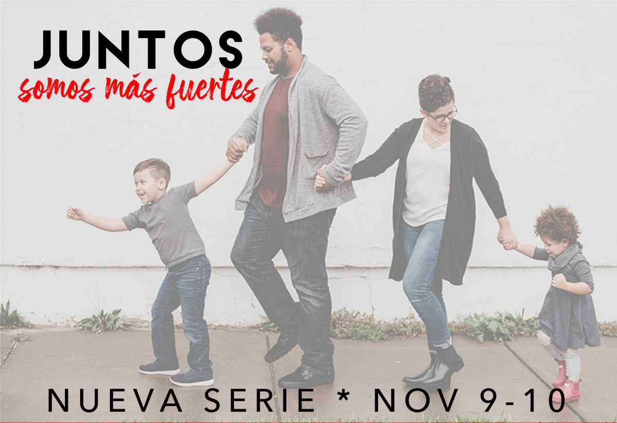 MundoDeFe's tweet photo. Mañana es el comienzo de nuestra serie de fin de semana "Juntos Somos Más Fuertes" con los pastores Tim y Abigail. Estos dos mensajes nos ayudarán como iglesia, como familias y en nuestras relaciones personales y de trabajo. Acompáñanos mañana a las 7:30pm y el domingo a las 12pm https://t.co/LVC726jRuF