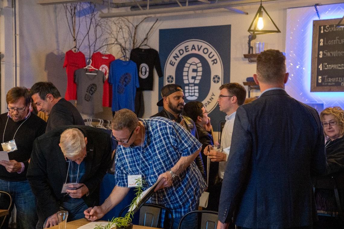 NABI_incubator's tweet image. Here are a few photos from events we took in and hosted this October, including a fun-filled evening of networking, food, and sales education at @Endeavour_Beer. We hope everyone enjoyed their #SmallBusinessWeek2019 experience! Click on the link for more! bit.ly/34HMpmD