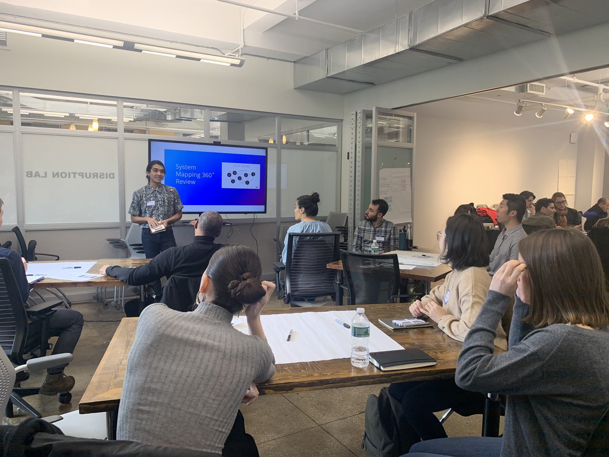 ProductsPurpose's tweet photo. System Mapping exercise led by @bodhialarcon at our Responsible Tech Workshop today #AllTechIsHuman https://t.co/XKJbGdMILG
