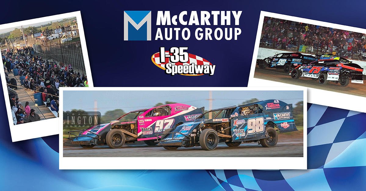 CollisionOlathe's tweet photo. ✨ Another incredible season of racing at @I35Speedway was wrapped up with the thrilling #McCarthyAutoGroup Championship Night At The Races!  🏁 McCarthy Auto Group is proud to support #I35Speedway &amp; would like to congratulate everyone involved in such an amazing season! https://t.co/91fCiRfERu