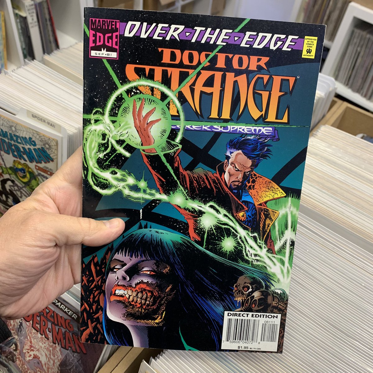 radar_comics's tweet photo. En la tienda y en la web: Doctor Strange #81 (Marvel, 1995)
https://t.co/wTOay6tQne
#RadarComics #Malasaña #Comic #DoctorStrange #WarrenEllis #ToddDeZago #MarkBuckingham #KevFSutherland #Marvel https://t.co/LKYezBLyRp