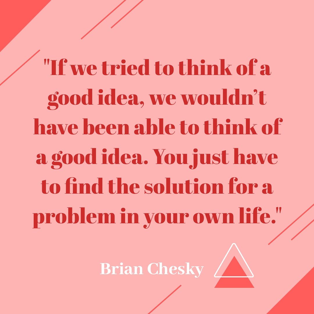 Brian Chesky, Co-Founder and CEO of Airbnb says it best. Build a business that  solves a problem you experience yourself.

#enterpreneur #enterpreneurship  #entrepreneurmindset #business #businessowner #businessmindset  #businessgoals  #brianchesky  #briancheskyquotes #jenrubio