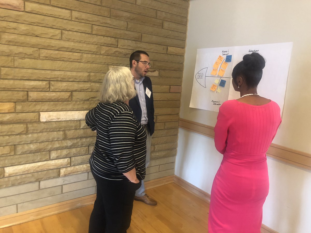 AThompson_HCPS's tweet photo. #SCOPE14 leaders participating in discussions about their problems of practice for their capstone. Thank you @DavidEddySpicer! @DrFortune1 @MRBaedke @PBL_Peyton @PamelaTuckerUVA @UVA_Alumni @UVaCurry @StewartRoberson https://t.co/LbXdVFFcoQ