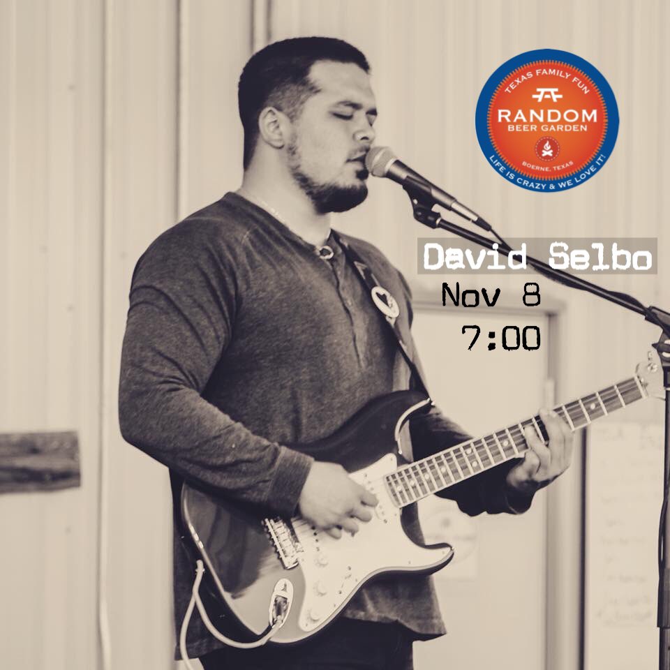 David Selbo Returns to Random with his Super Cool Vibe!

Random beeer garden is home to 80 taps of hand selected craft beers from around the world. Stop by Last Stop BBQ AND try the artisan style Brisket.
@BoerneJeepClub <a href="/ToyotaofBoerne/">Vic Vaughan Toyota of Boerne</a> <a href="/BoerneTweet/">BoerneTweet</a> <a href="/NissanofBoerne/">Nissan of Boerne</a> <a href="/BoerneBear/">Boerne Bear</a>