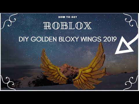 Pcgame On Twitter Roblox How To Get Diy Golden Bloxy Wings