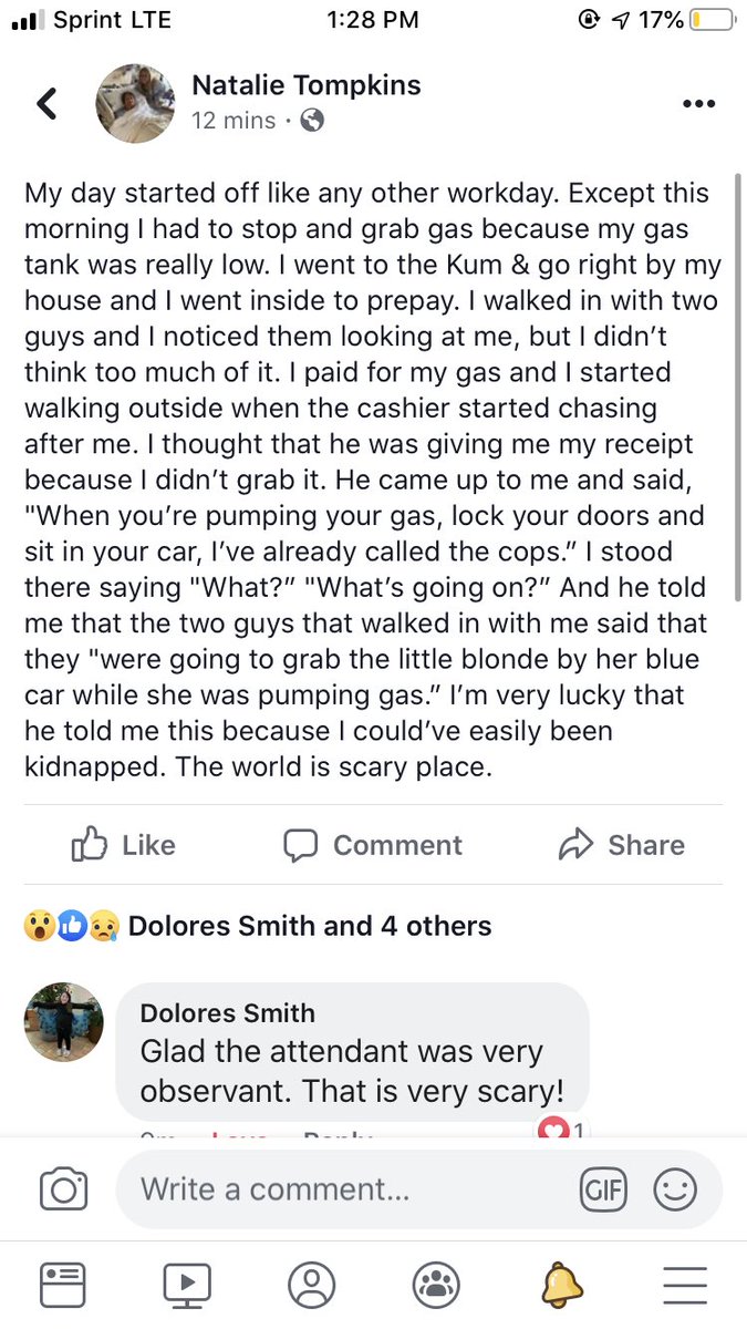 nattompkins_'s tweet photo. I was at the Kum &amp; Go off of 108th and Maple and almost got kidnapped FYI. https://t.co/KoGL346sH1