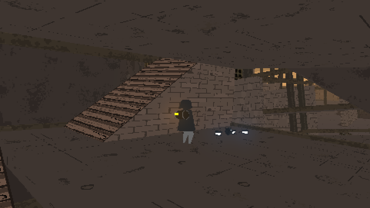 itchio's tweet photo. Backland: Escape a procedurally generated city. Survive the Backland https://t.co/07ToHU11Le #indiegames https://t.co/1La8Nz0Zc6