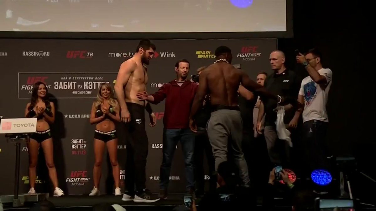 *Nods head*
@AnkalaevM & @Dalcha_Champion are ready to put on a show! #UFCMoscow