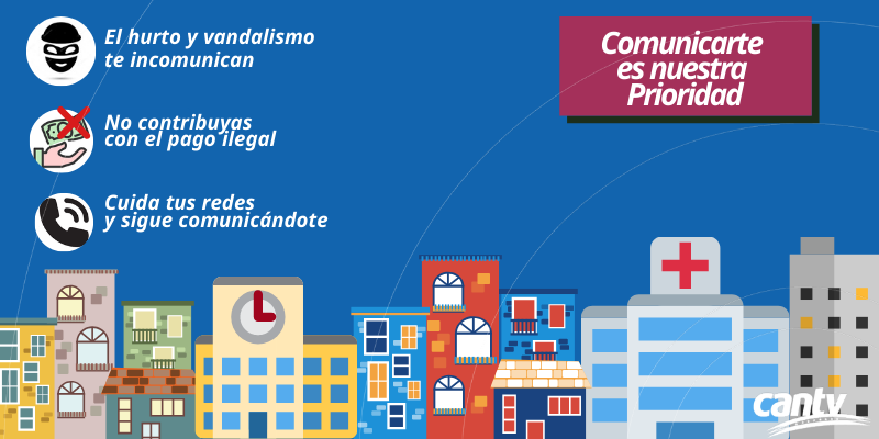 salaprensaCantv's tweet photo. 📞¡Porque eres nuestra prioridad!🗣️ #Cantv realiza esfuerzos para fortalecer el cuido y resguardo a las redes de telecomunicaciones y exhorta a los usuarios a no contribuir con pagos ilegales asociados a la restitución o acceso a servicios #Entérate aquí 👉https://t.co/CKSVfhmAEM https://t.co/oboRoOTM2E