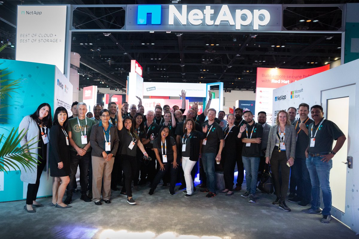 NetAppCloud's tweet photo. WHAT AN AWESOME WEEK AT #MSIgnite!! We loved telling you all about Azure NetApp Files, and showing you what we can do for your data! See you next time 👋🏻 https://t.co/ApbeWi5QFF
