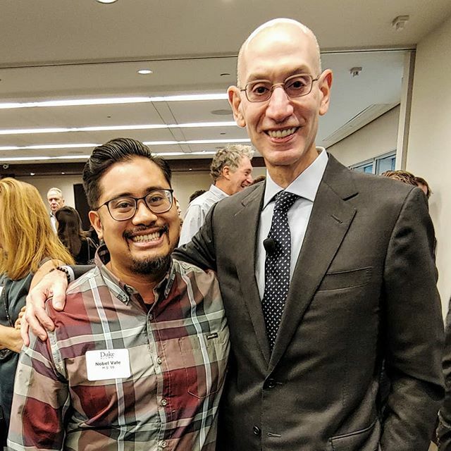 Woke up really early for this morning conversation, but got to listen to #NBA commissioner @adamsilvernba ! The talk was very insightful and in following #basketball league news, there is so much going on internally (i.e. load management, mental health) … ift.tt/2NS4nfp