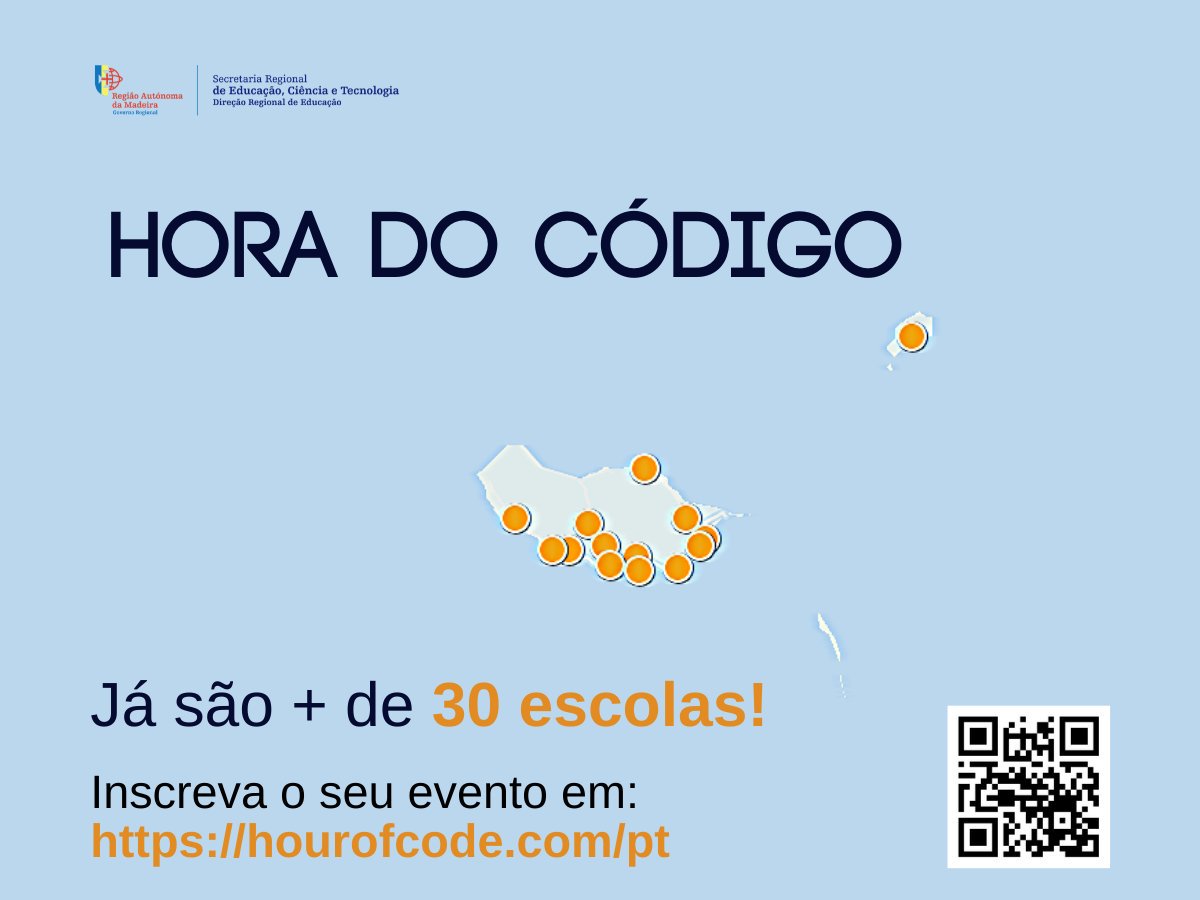 ClubeCodigo's tweet photo. Hora do Código | 9 a 15 de dezembro de 2019

#educaticram #gmte #HourOfCode #codeorg #InternationalPartner #CiênciasDaComputação #CSforGood #ClubeCódigo https://t.co/9uscvKYW6z