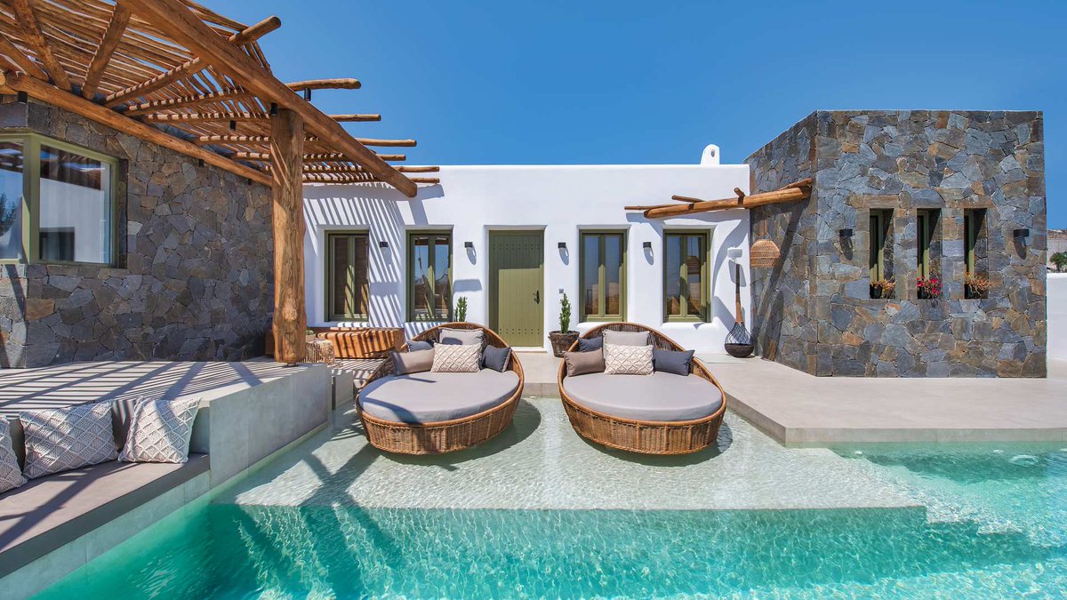 For Style-savvy Lovebirds! ⁠Ayama Hideaway Villa is the perfect spot for couples looking for a little sublime solitude. #Santorini at its best...  #honeymoondestination bit.ly/2NrHIHY