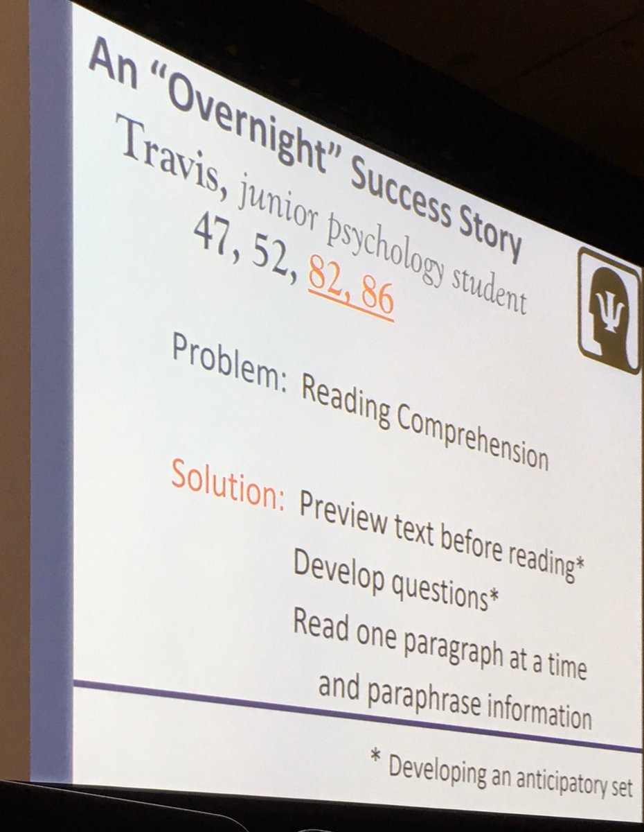 aacu's tweet image. Saundra Y. McGuire (@Metacog1) gives the audience at the #AACUSTEM conference reading and homework strategies to help students develop metacognitive habits of mind.