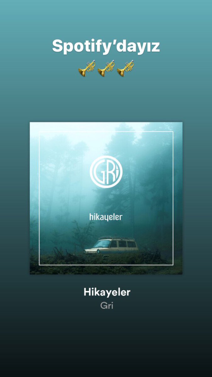 Albümümüz Spotify’da yayında.