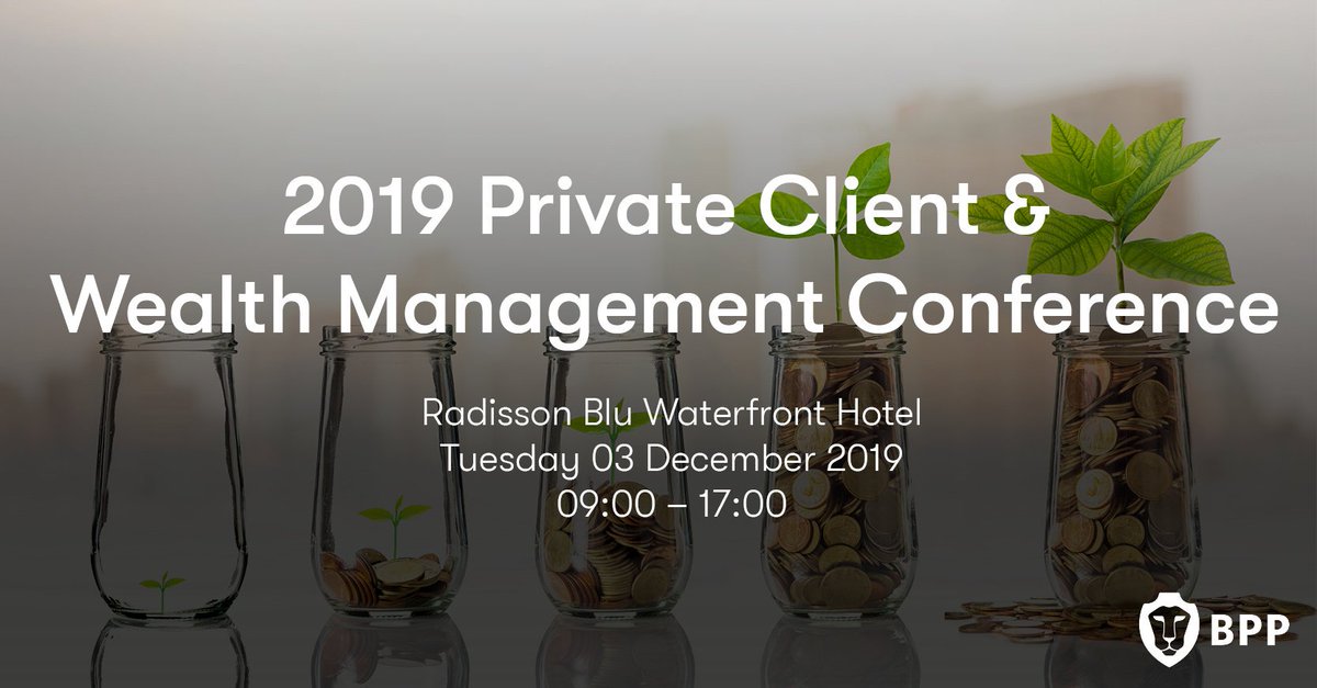 Just one month until the 2019 Private Client &amp; Wealth Management Conference takes place in Jersey. Hear from over 15 industry experts. Find out more and book your place: bppevents.com/events/private…
