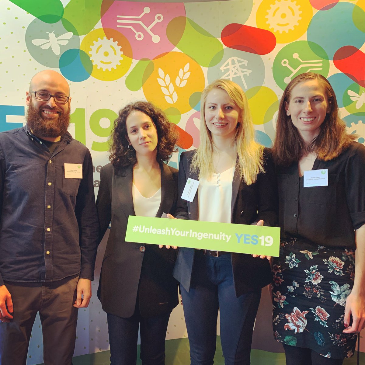 noellecolant's tweet photo. Our @UCLBiochemEng1 team is going to the #YES19 final!! We’ll be presenting Invecta, a platform to create low cost gene therapy treatments. Thanks to everyone from @UoNYES for your mentorship over the last two days - we’re so grateful for this experience! #unleashyouringenuity https://t.co/sLUqaT39gf