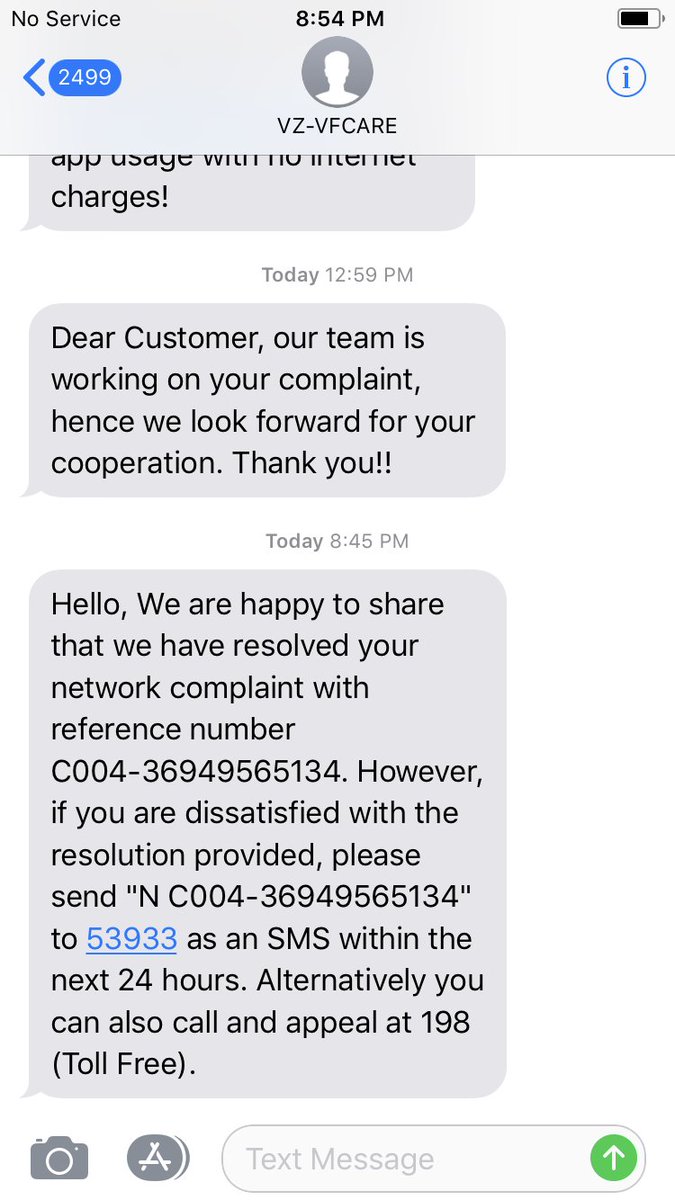 dimple86mec's tweet photo. @VodafoneIN Unfortunately no luck :( again the complaint automatically changed to resolved from your end?? See the network signals 👇 https://t.co/V0efIzUCqS