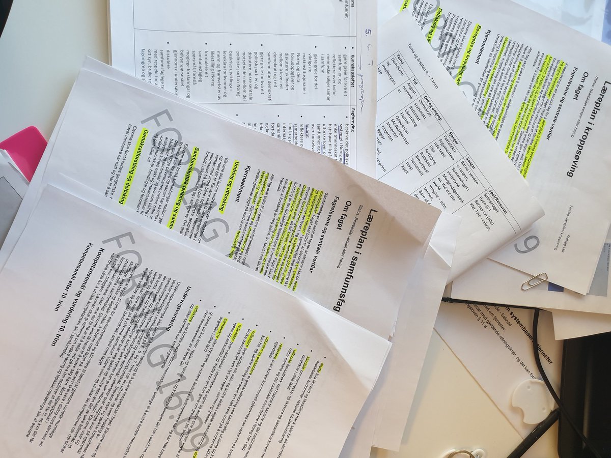 DiggLaering's tweet image. Planleggingsdag. 3d-print, vinyltrykk, nye årsplanar og #LK20 #digglæring