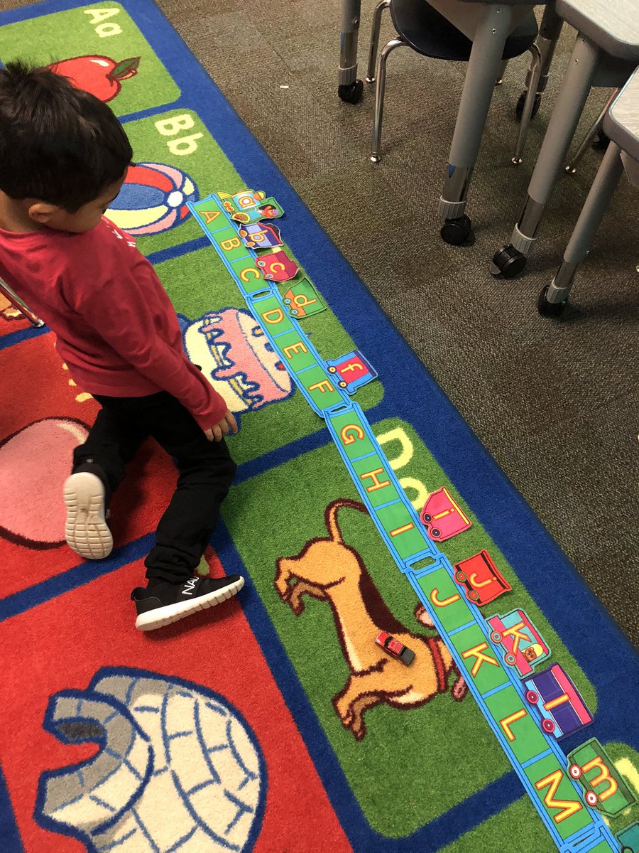 Letter Matching Train #teambce