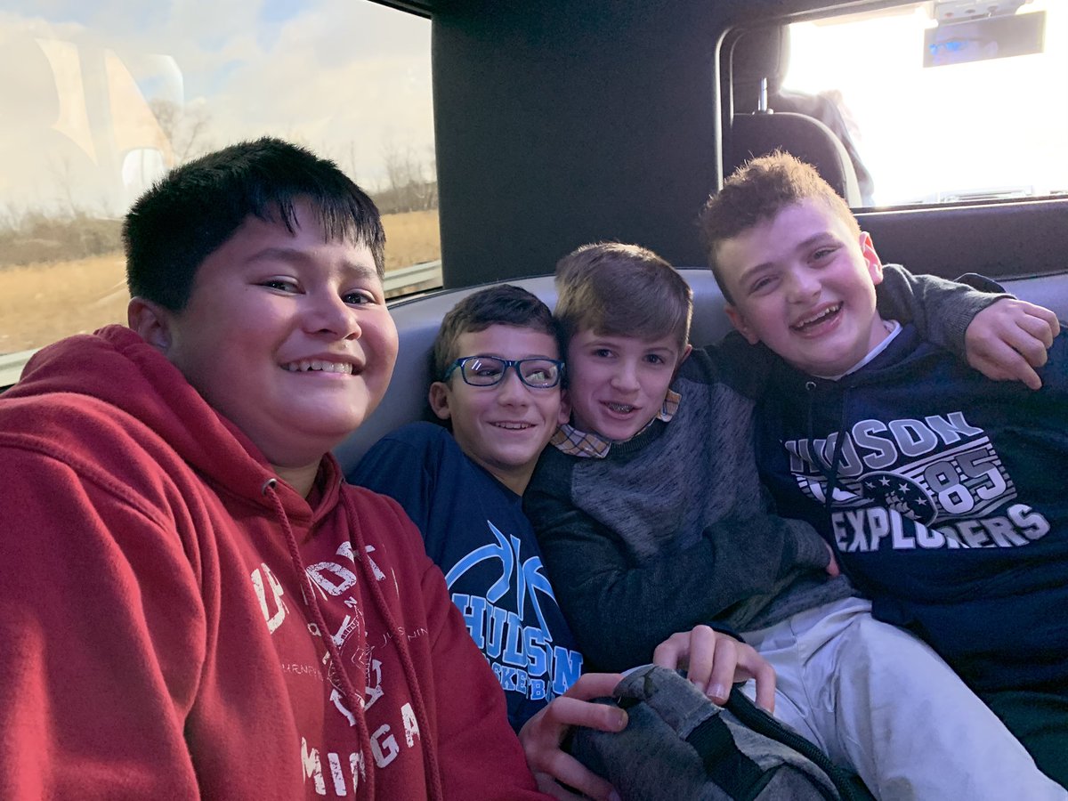 Just hanging out with these awesome kids in a limo. On our way to Pulp! #topsellers #thankful #HMSpics
