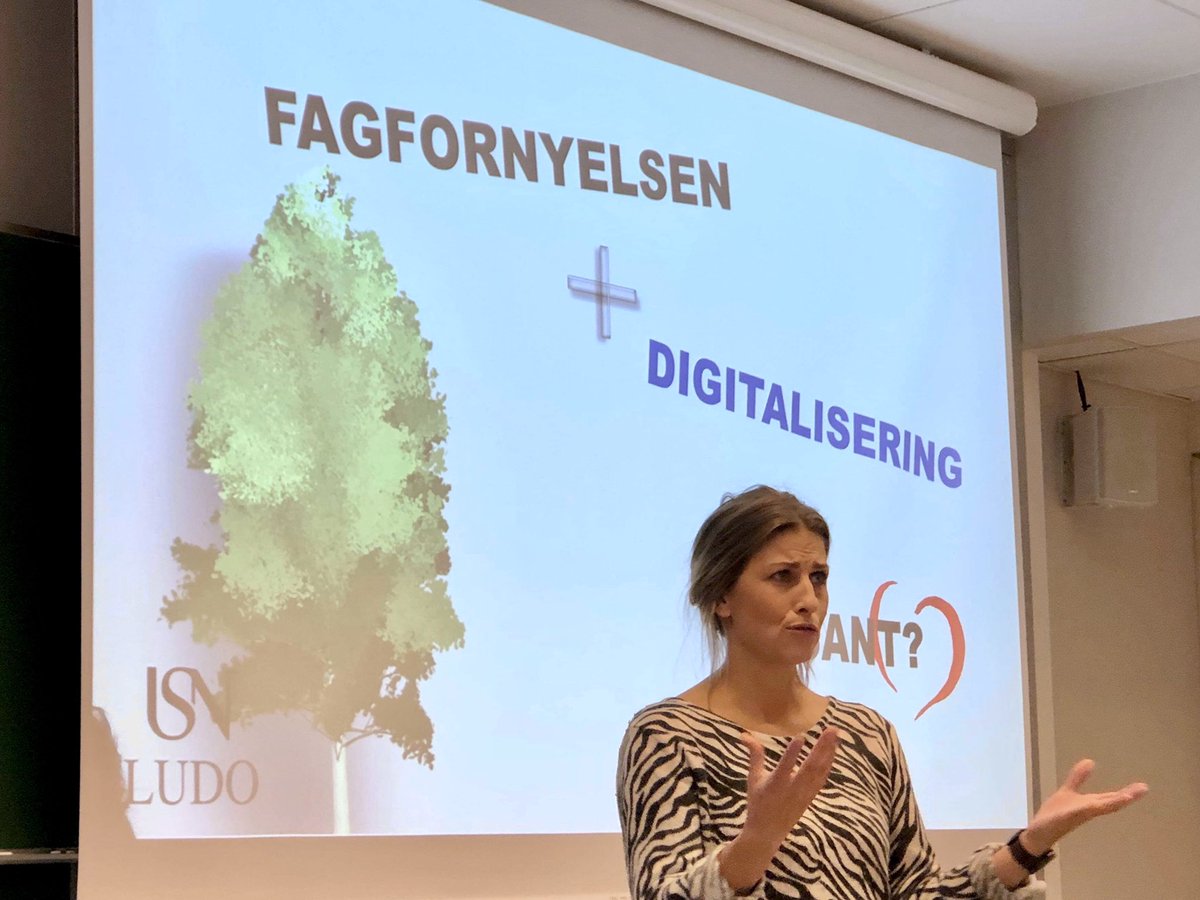 To dager med dette temaet og <a href="/charlottebeal/">Charlotte Beal</a>  og <a href="/mortenoddvik/">Morten Oddvik</a>  på #grenlandskonferansen <a href="/UPorsgrunn/">USN Utdanning Porsgrunn</a> ✔️ Gøy!