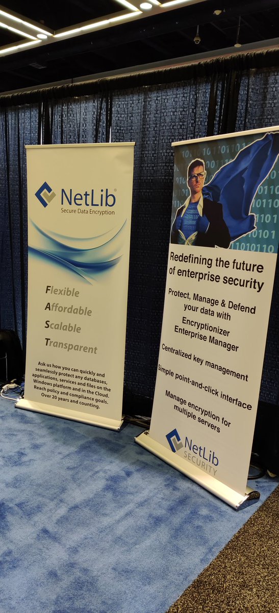 NetLibSecurity's tweet image. Thank you @pinaldave for stopping by our booth @sqlpass Seattle! #sqlpass #sqlauthority #encryptedandweknowit