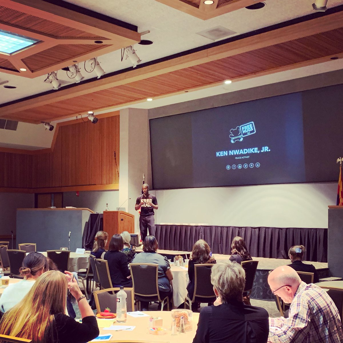 NASW Arizona (@naswaz) on Twitter photo We’re excited to kick off our annual conference with our keynote speaker Ken Nwadike Jr with the <a href="/FreeHugsProject/">Free Hugs Project</a>! #freehugsproject We’re excited to kick off our annual conference with our keynote speaker Ken Nwadike Jr with the <a href="/FreeHugsProject/">Free Hugs Project</a>! #freehugsproject