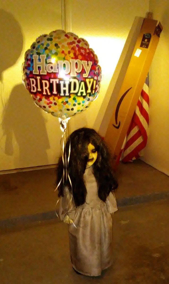 tdhagerty's tweet photo. When your wife's birthday is a week after Halloween... https://t.co/KQqErjmLfs
