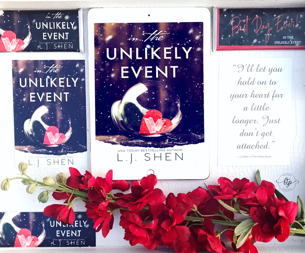 #CoverReveal - In the Unlikely Event, an all-new must-read contemporary romance from USA Today bestselling author L.J. Shen, is coming November 19th and we have the gorgeous cover!

Add to GoodReads: bit.ly/2lSW5tE
